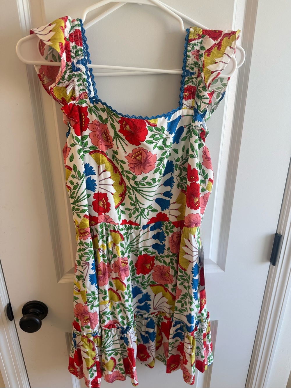 NWT Adrianna Papell Floral Sundress Size 10 Smocked Back